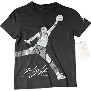 ***NWT***Jordan Kids Black Graphic T-Shirt